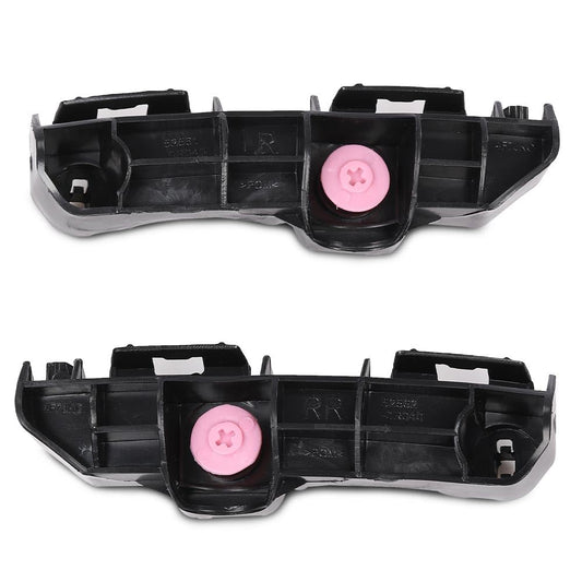 G-PLUS Rear Left Right Side Bumper Brackets Compatible with Toyota RAV4 (submodel: LE, Limited, XLE) 2013-2015 525620R030, 525630R030, TO1133117, TO1132117