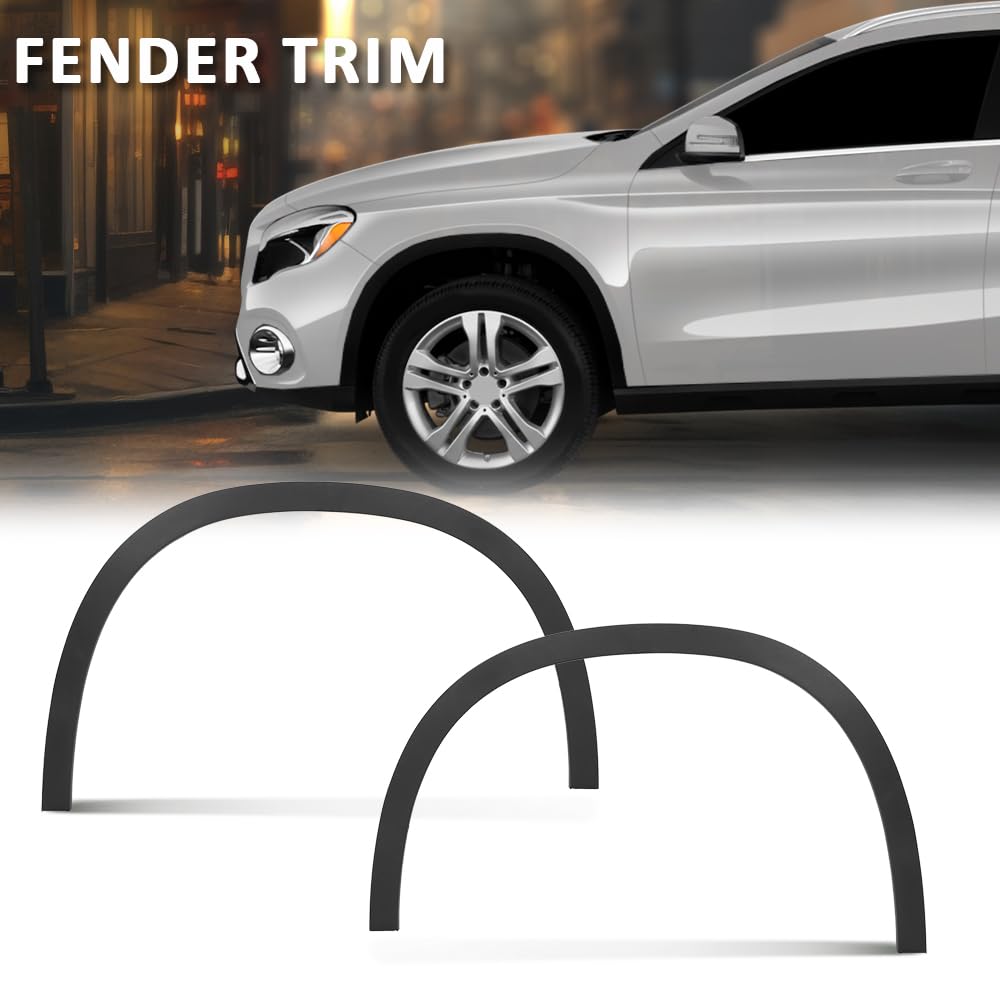 G-PLUS Fender Trim Front Driver and Passenger Side Compatible with Benz GLA250 (submodel: 4Matic, Base) 2015-2020,Fit Benz GLA45 AMG 4Matic 2015-2019 1568852322