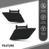 G-PLUS Headlight Washer Nozzle Jet Cover Cap Pair Compatible with Benz C-Class W204 C250 C300 C350 C63AMG 2012-2015 A2048804224