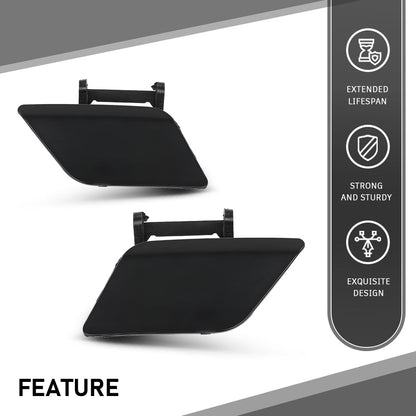 G-PLUS Headlight Washer Nozzle Jet Cover Cap Pair Compatible with Benz C-Class W204 C250 C300 C350 C63AMG 2012-2015 A2048804224