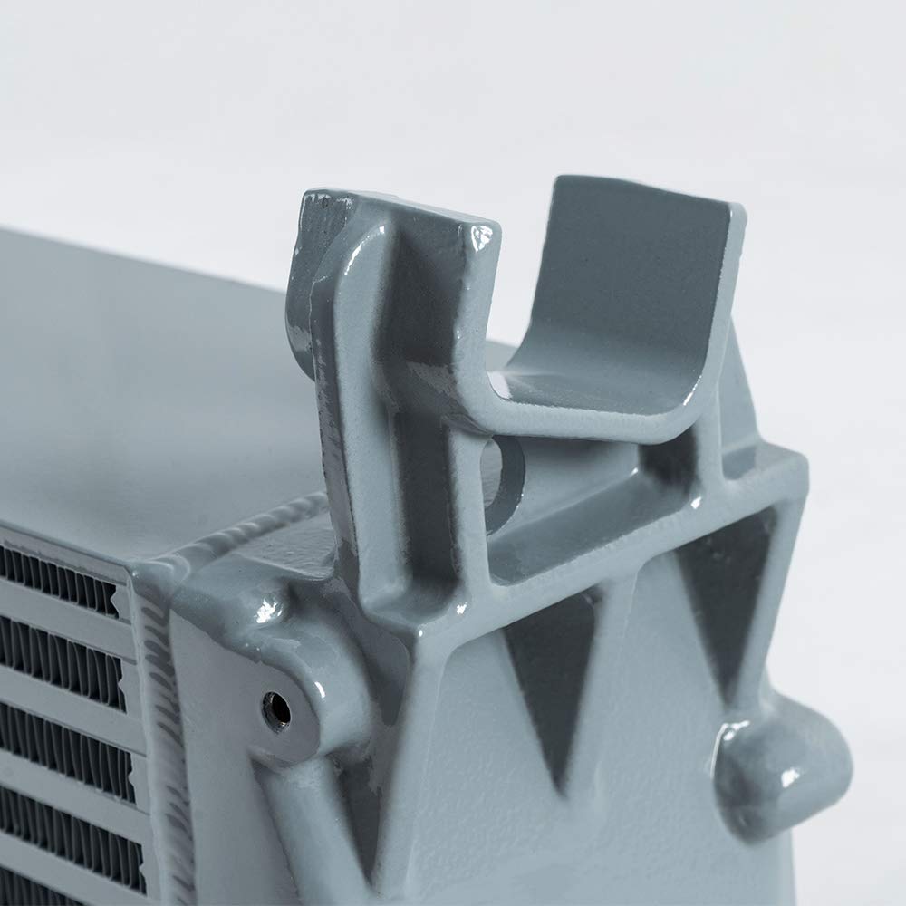 G-PLUS Charge Air Cooler/Intercooler Compatible With 2013-2018 Ram 2500 3500 6.7L Aluminum Tank Tube & Fin Core Silver