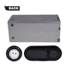 G-PLUS LED Trailer Steel Box Kit, Compatible with Trailer/Truck W/ 6" Oval Tail Light & 2" Marker Lamp Clear Lens Luces TraserasAssembly