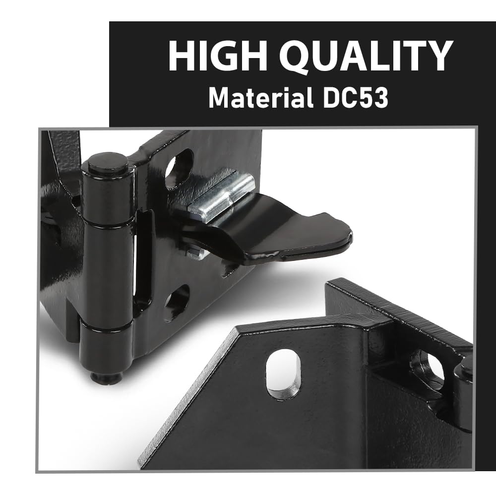 G-PLUS Door Hinge Set Compatible with Chevy & GMC Pickup 1967-1972,Fit Blazer & Jimmy 1969-1972,Fit Suburban 1967-1972 (Front Door only)