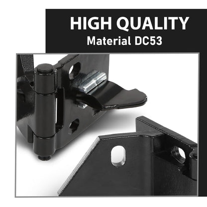 G-PLUS Door Hinge Set Compatible with Chevy & GMC Pickup 1967-1972,Fit Blazer & Jimmy 1969-1972,Fit Suburban 1967-1972 (Front Door only)