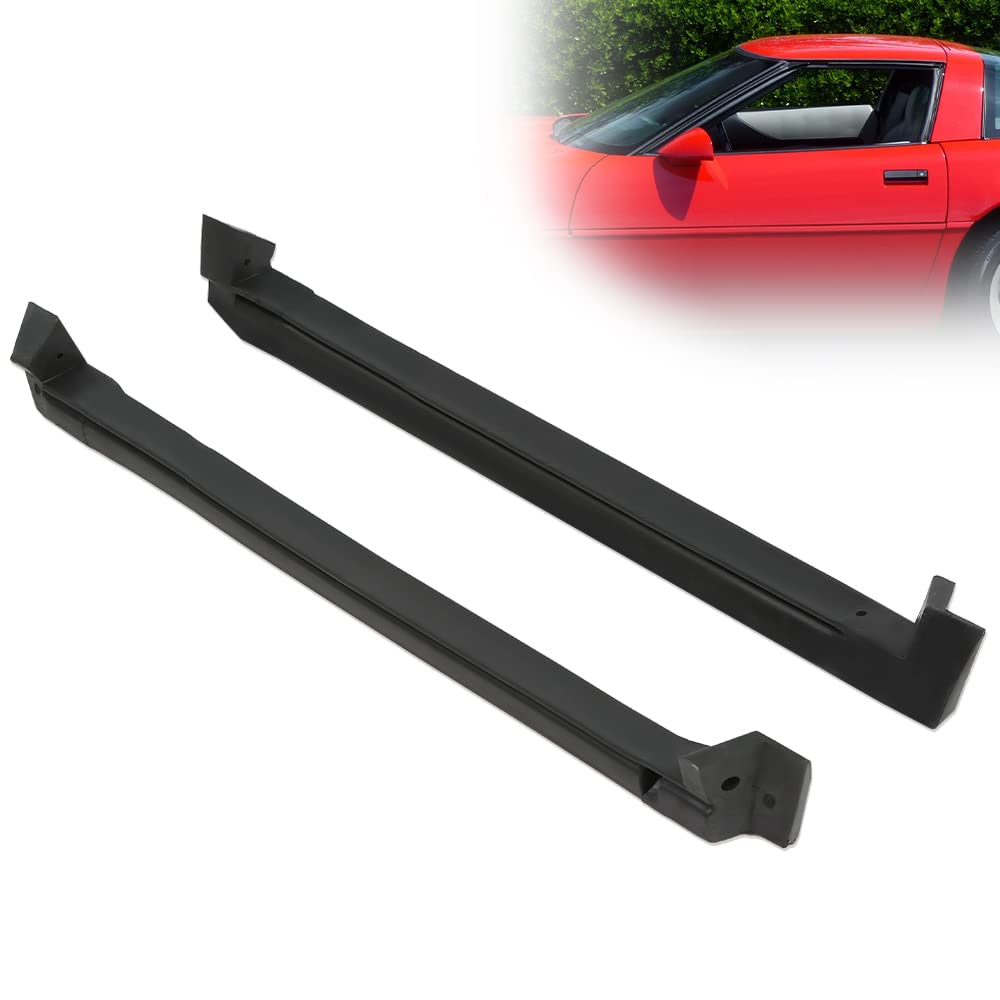 G-PLUS Pair Weatherstrip Roof Panel Seals Compatible with Chevy Corvette C4 1984-1996 KG4069 Weatherstrip Coupe Side Roof Panel Pair Seals