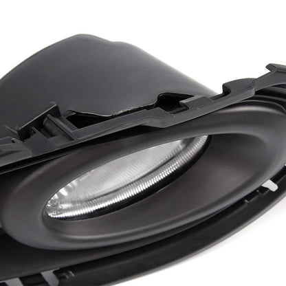 G-PLUS Clear Lens Bumper Fog Lights Lamps Compatible with Honda HR-V Vezel 2016-2018 With Switch+Harness+Bezel+H8 Bulbs 1 Pair