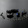 G-PLUS Silicone Turbo Induction Tube Pipe Hose Kit Clamps, Compatible With VW Golf IV MK4 BORA 1.8T 1996-2005/ Compatible With JETTA 5pcs Black