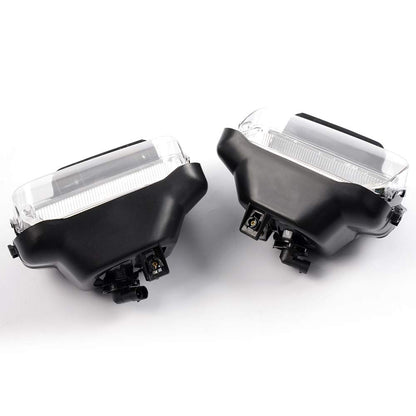 G-PLUS LED Left and Right Side Headlights Lamps Assembly & Fog Lights Fit Chevy Silverado Avalanche 2003-2006 1500 2500 3500 (Clear Lens Chrome Housing Amber Reflector Headlamps + Fog Lights)