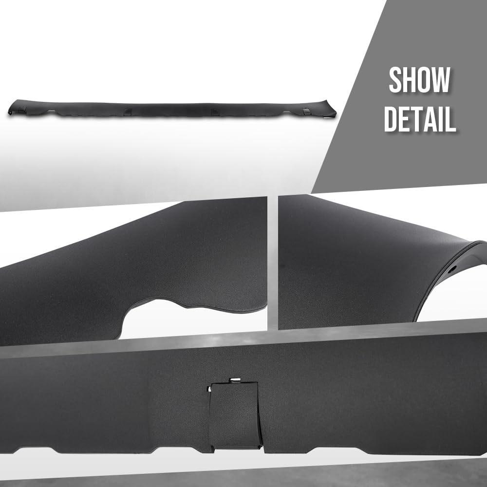 G-PLUS Skirt Lower Rocker Cover Molding Driver Left Side LH Compatible with Tesla Model 3 2017-2022 1089828 00 D, 108982800D Black
