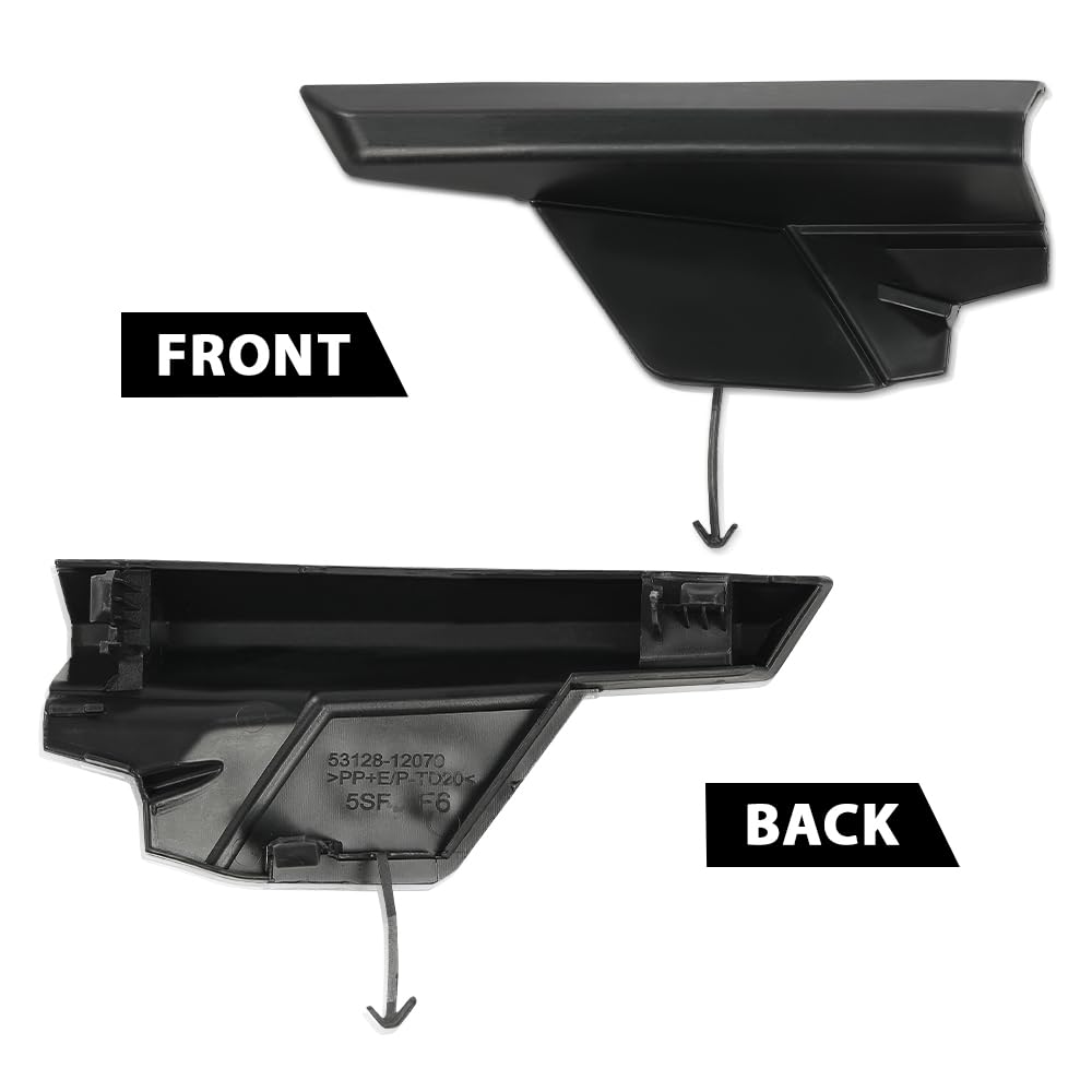 G-PLUS Front Bumper Left Tow Hook Eye Cap Cover Compatible with Toyota Corolla SE/XSE 2020-2021 53128-12070