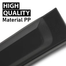 G-PLUS Front Door Molding for LR3 2005-2009 LR4 2010-2016 Black Close-up View