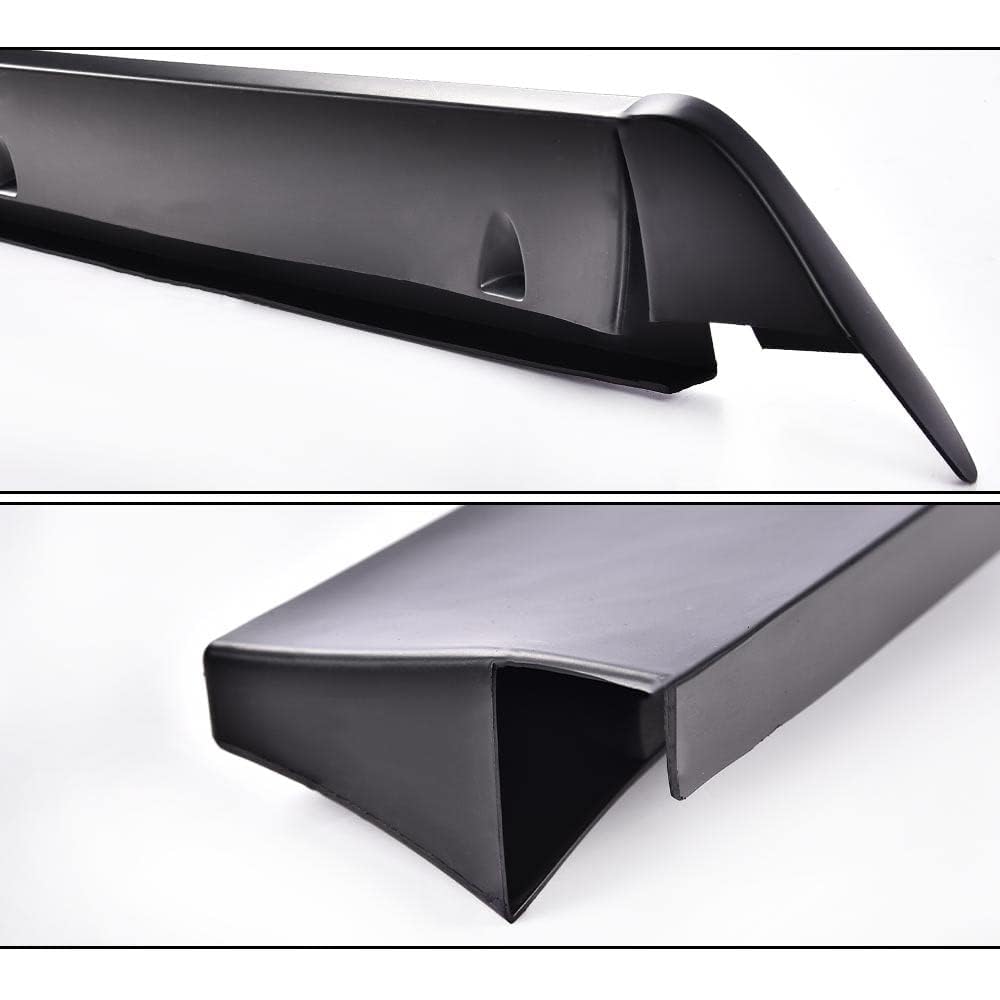 G-PLUS Tailgate Spoiler Molding Cap Compatible with Chevy Silverado 1500 Intimidator/GMC Sierra 1500 Pick Up Truck 1999-2006 Rear Tail Wing Spoiler (Only Fit Fleetside Models. Not Fit Stepside Model)