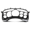 G-PLUS Instrument Cluster Lens Cover Compatible with Chevy Tahoe Silverado 1500 GMC Yukon Sierra 1999 2000 2001 2002 16227347 Black