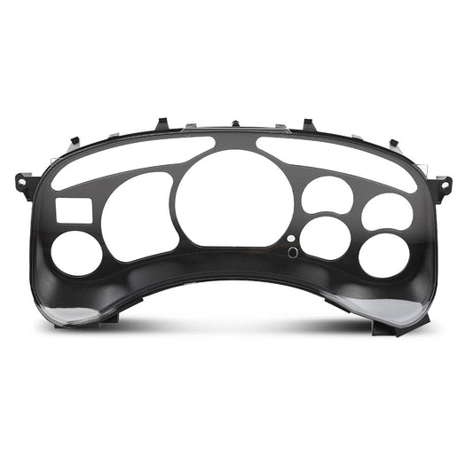 G-PLUS Instrument Cluster Lens Cover Compatible with Chevy Tahoe Silverado 1500 GMC Yukon Sierra 1999 2000 2001 2002 16227347 Black