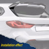 G-PLUS Rear Window Spoiler Side Wing Trim Cover Compatible with 2015-2017 BMW 1 Series F20 (Glossy Black)