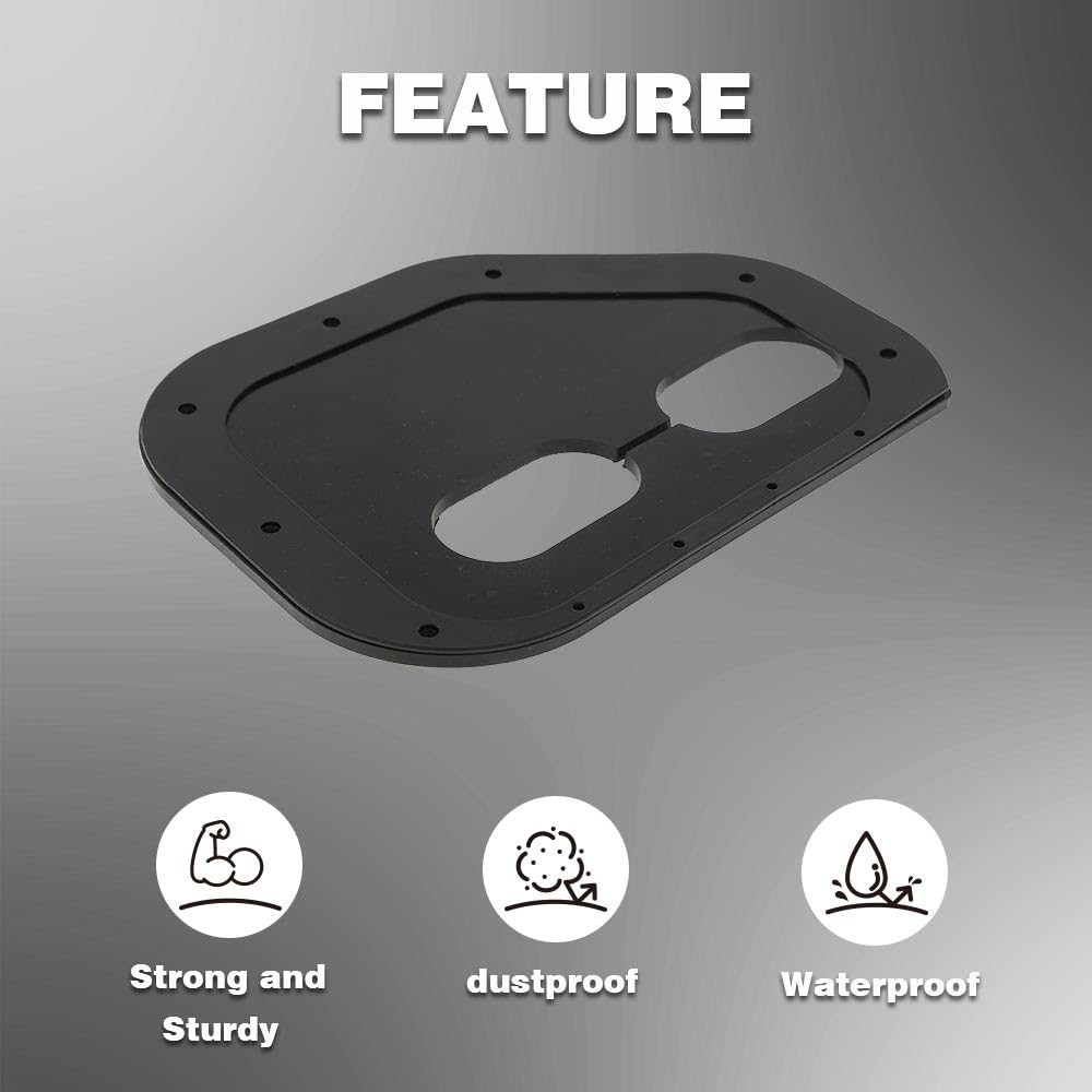 G-PLUS Hood Rubber Seal Kit Compatible with All Hummer H1 or Military Hmmwv M998 M1045 M1114 M1151 M1123 Black