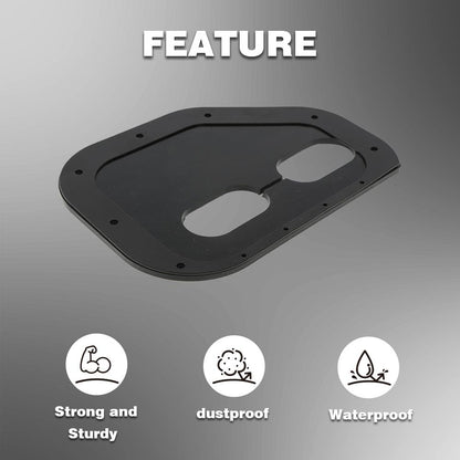 G-PLUS Hood Rubber Seal Kit Compatible with All Hummer H1 or Military Hmmwv M998 M1045 M1114 M1151 M1123 Black