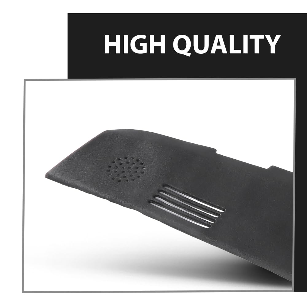 G-PLUS TPE Dash Defrost Vent Cover Cap Overlay Compatible with Dodge Ram 1500 2002-2005/ Ram 2500 3500 2003-2005 Upper Dashboard Panel (Black)