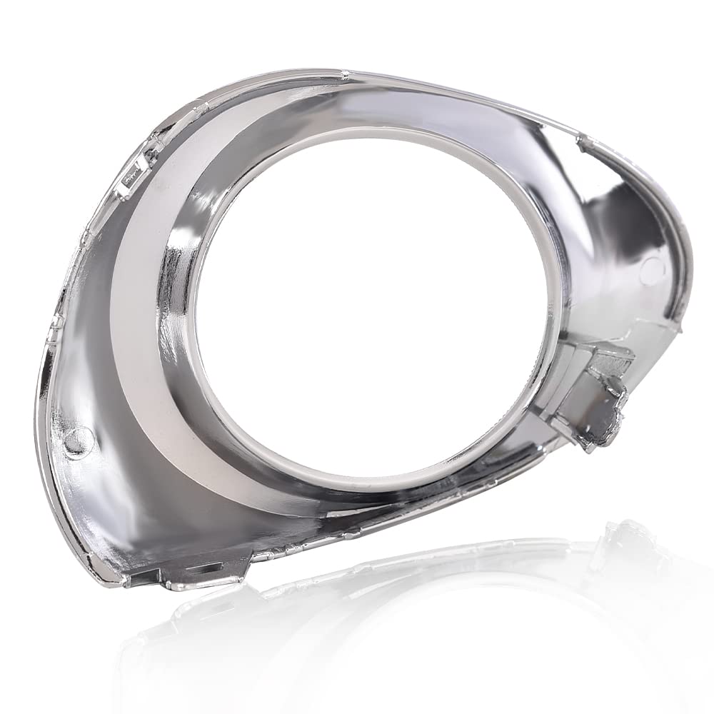 G-PLUS Fog Light Lamp Bezel Compatible with 2013-2015 RX350/RX450h Base Model Left Driver Right Passenger Side Fog Light Trim Bezel Bumper 814810E110 814820E110 LX1038105 LX1039105