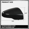 G-PLUS Exterior Mirror Cover Passenger Side Compatible with Subaru Crosstrek 2018-2023,Fit Subaru Forester 2019-2024 91059FL020