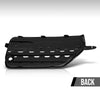 G-PLUS Left Driver Side Front Bumper Fog Light Lamp Grille Compatible with Volvo XC90 2016 2017 2018 2019 313830440, VO1038108 Chrome Black