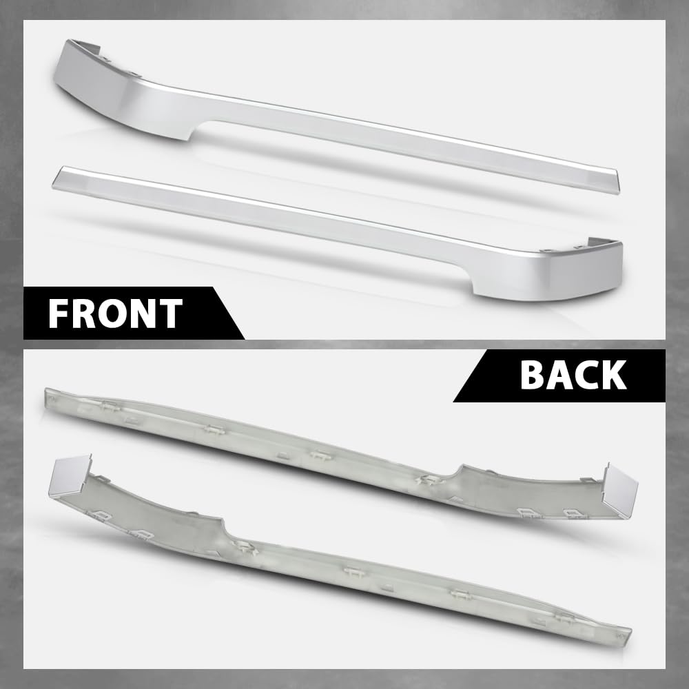 G-PLUS Rear Bumper Side Cladding Silver Trim Left & Right Compatible with Range Rover 2013-2022
