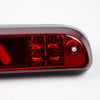 G-PLUS LED Third Brake Light Compatible with Ford F250 F350 F450 F550 Super Duty 1999-2016, Rear High Mount Cargo Lamp, Red Lens Chrome Housing