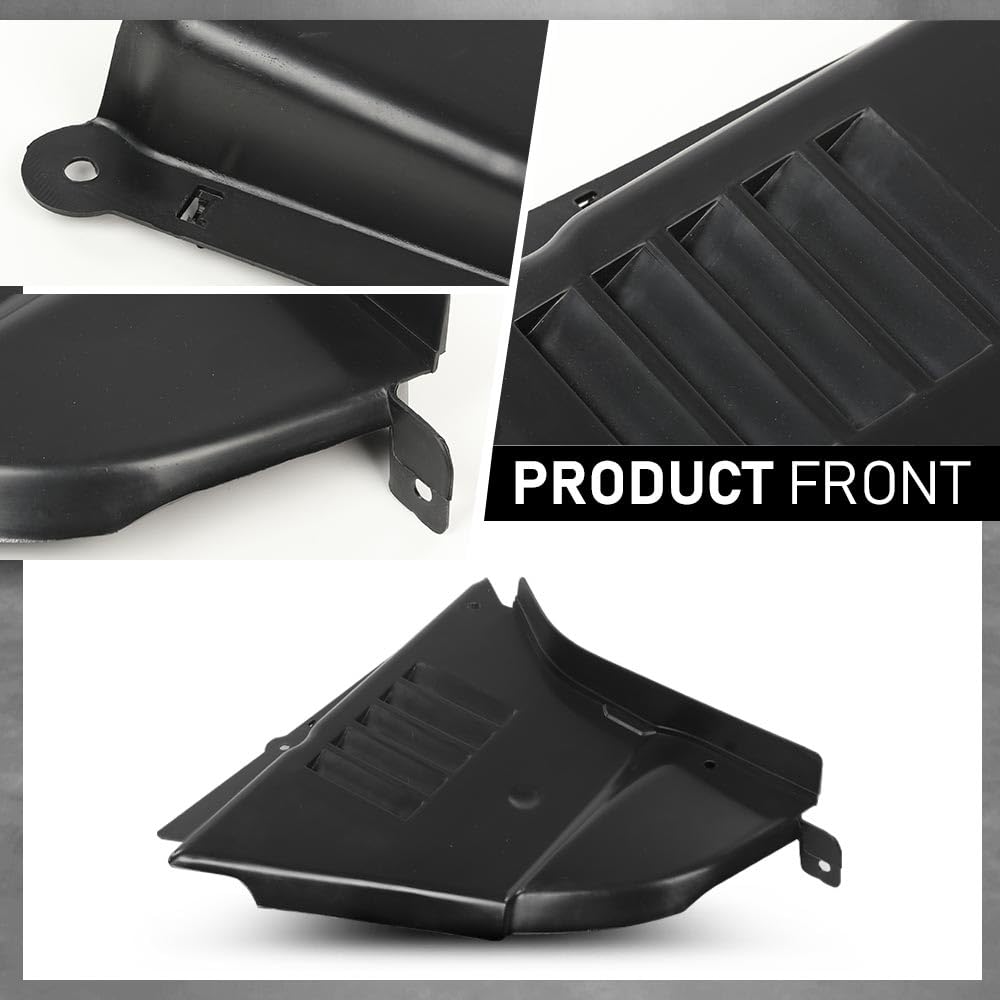 G-PLUS Engine Splash Shield Driver and Passenger Side Compatible with BMW 525i/530i Base 2004-2007,Fit BMW 545i 2004-2005,Fit BMW 525xi/530xi/550i/M5 Base 2006-2007 51717033754 51717033753