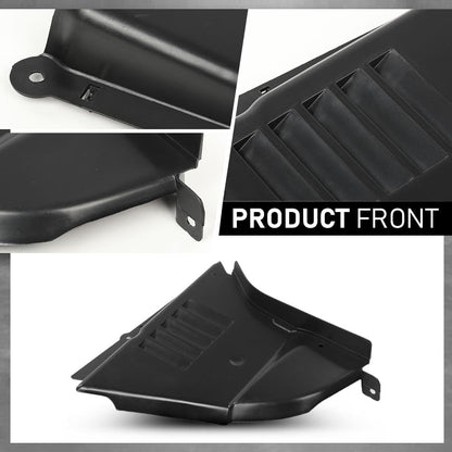 G-PLUS Engine Splash Shield Driver and Passenger Side Compatible with BMW 525i/530i Base 2004-2007,Fit BMW 545i 2004-2005,Fit BMW 525xi/530xi/550i/M5 Base 2006-2007 51717033754 51717033753