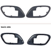 G-PLUS Interior Door Handle Trim Bezel 2pcs Compatible with 1995-2002 Chevy C3500 Truck 1995-2000 GMC C2500 Truck 1995-1999 GMC Suburban K1500 15708081 15708082