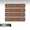 G-PLUS Composite Decking Boards End Cap 5.5”Fit TREX Composite Decking Boards End Cap 5.5" 4 pcs in One Package Plastic Brown