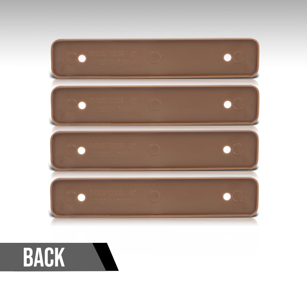 G-PLUS Composite Decking Boards End Cap 5.5”Fit TREX Composite Decking Boards End Cap 5.5" 4 pcs in One Package Plastic Brown