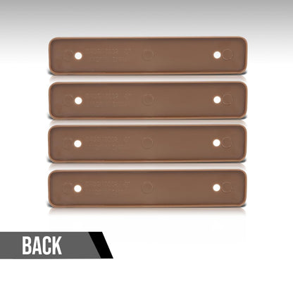 G-PLUS Composite Decking Boards End Cap 5.5”Fit TREX Composite Decking Boards End Cap 5.5" 4 pcs in One Package Plastic Brown