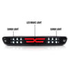 G-PLUS LED 3rd Third Center High Mount X Stop Light Lamp Compatible with Chevy Colorado 2004-2012/Fit GMC Canyon 2006-2008 Isuzu I-Series Tail Brake Light 15286505
