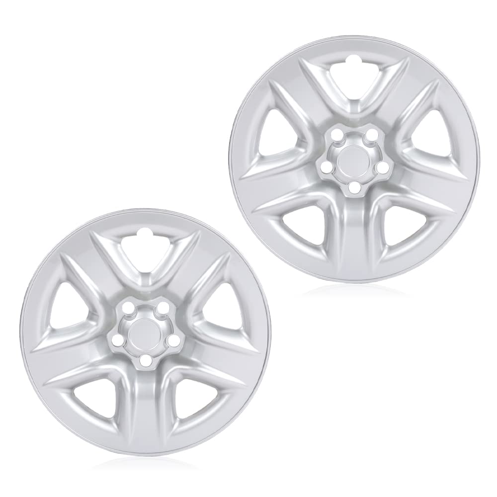 G-PLUS 17 inch Hubcap Wheel Covers for Cars, 2pcs Wheel Chrome Skin Hub Cap Covers Compatible with Toyota RAV4 2006-2011, Toyota RAV4 2012 (Gasoline)