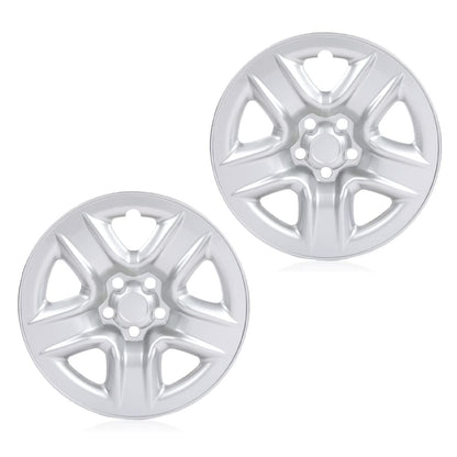 G-PLUS 17 inch Hubcap Wheel Covers for Cars, 2pcs Wheel Chrome Skin Hub Cap Covers Compatible with Toyota RAV4 2006-2011, Toyota RAV4 2012 (Gasoline)