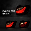 G-PLUS Tail Light Lamp Right Passenger Side w/Bulbs Compatible with Chevy Equinox 2018-2020 (4-Door Sport Utility) GM2805132, 19418087 Red Lens Luces Traseras Rear Brake Lamps Assembly
