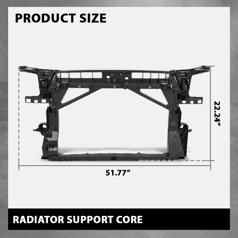 G-PLUS Radiator Support Core, Compatible with Audi A3/ A3 Quattro 2021 2022 2023 2024