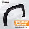 G-PLUS Fender Flares, Compatible with 2014-2020 Toyota Tundra, 66.7" / 78.7" / 97.6" Bed Length, Pocket Rivet Style Smooth Black Wheel Cover Protector Vent Trim 4pcs