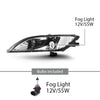 G-PLUS Front Bumper Fog Lights Compatible with Toyota Sienna 2006 2007 2008 2009 2010 Left & Right Clear Lens Chrome Housing 81220AE020, 81210AE020, TO2592122, TO2593122