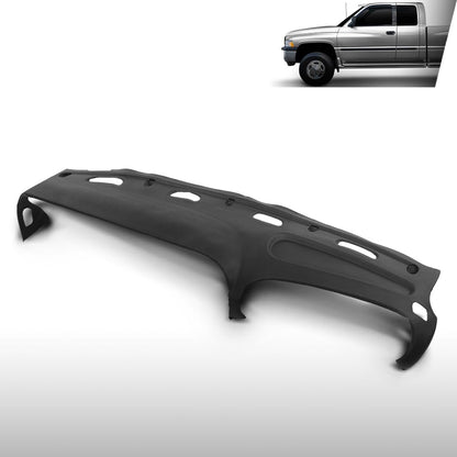 G-PLUS TPE Dash Cover Dashboard Dash Board Panel Compatible with Dodge Ram 1500 (submodel: Laramie, Sport, ST, WS) 1998-2001, Fit Dodge Ram 2500/3500 Base 1998-2002 99815013 Black