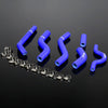 G-PLUS Silicone Radiator Coolant Hoses Kit Clamps Compatible With Kawasaki KXF 450 KXF450 2006 Blue
