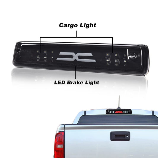 G-PLUS LED 3rd Third X Brake Light Rear Brake Stop Tail Light Compatible with Chevy Colorado Canyon 2015 2016 2017 2018 High Mount Stop Light Third Tail Light GM25971002 52019397