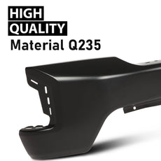 G-PLUS Front Bumper Face Bar for Chevy Silverado 1500 2019-2022 Primered Steel Close-up View