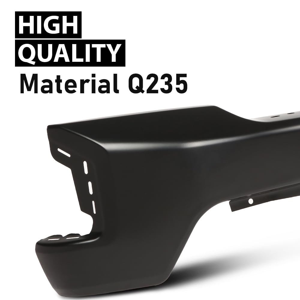 G-PLUS Primered Steel Front Bumper Face Bar Compatible with Chevy Silverado 1500 2019-2022,Fit Models Without Park Assist Only,Fit 2022 Limited (LTD) Old Style Models Only