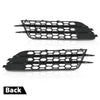 G-PLUS Front Bumper Fog Light Grill Covers Driver and Passenger Side Compatible with Audi A4 B8 B8.5 Allroad 2009-2015 (w/Fog Light Hole)/Not Fit for S-Line Models 8K0807681J01C 8K0807682J01C Black