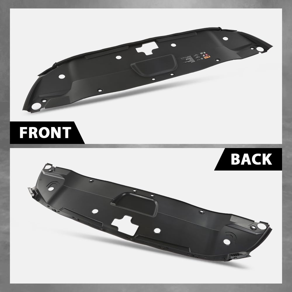 G-PLUS Radiator Support Cover Compatible with GMC Yukon/Yukon XL 2015-2020 84163661 Black