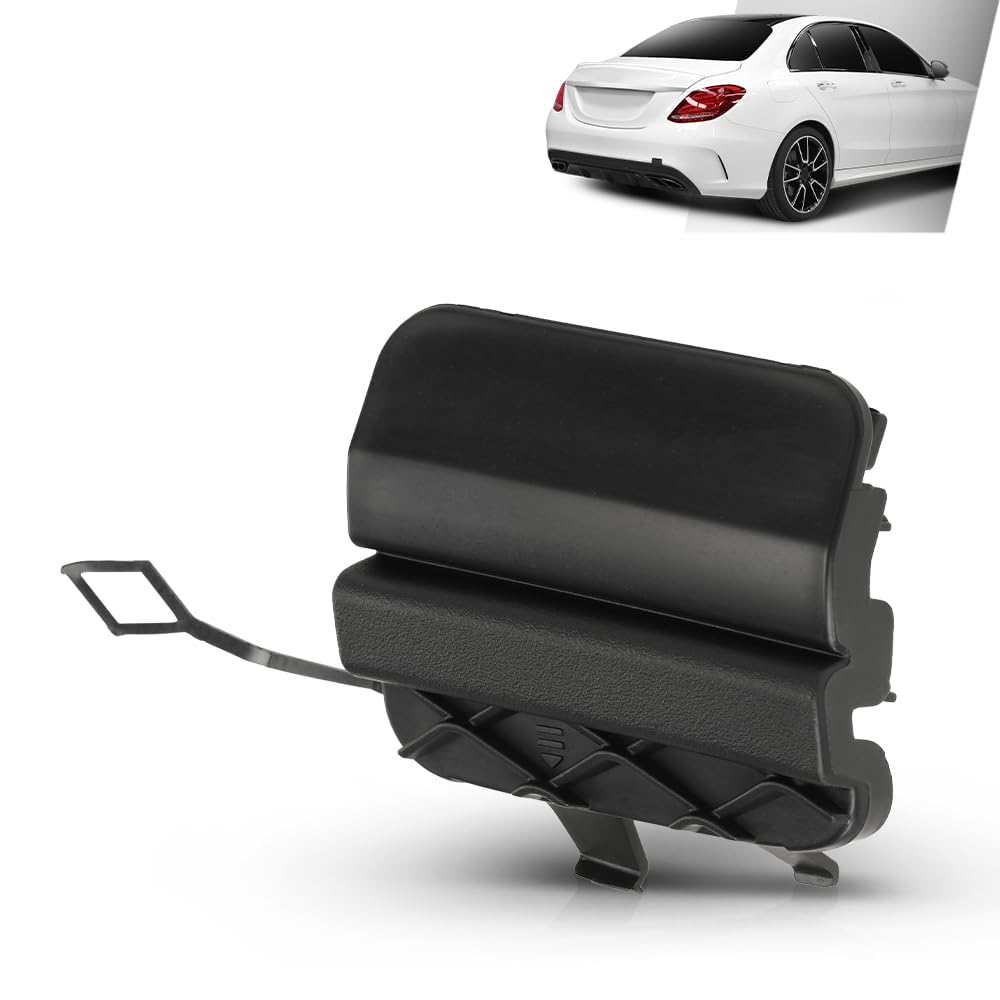 G-PLUS Rear Bumper Tow Hook Cover Fit Benz C 300 4Matic, Base 2.0L 2015-2020,Fit Benz C 350e Base 2.0L 2016-2018,Fit Benz C 400 4Matic 3.0L 2015 2058850256