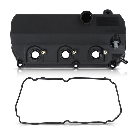 G-PLUS Engine Valve Cover w/Gasket Compatible with Mitsubishi Outlander 3.0L 2007-2009 1035A840 Black