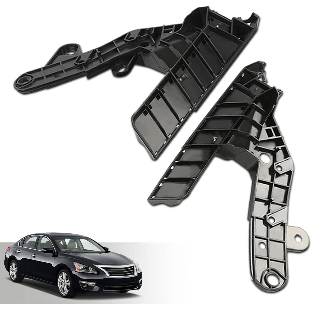 G-PLUS Bumper Bracket Front Left & Right Side Set of 2 Compatible with Nissan Altima 2013 2014 2015 620583TA0A, NI1043102, 620593TA0A, NI1042102